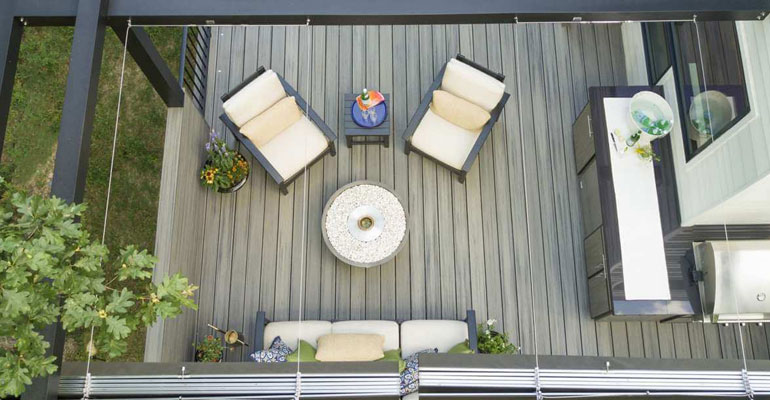 composite decking over wood | laying composite decking