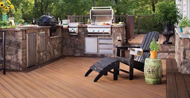 outdoor composite decking
