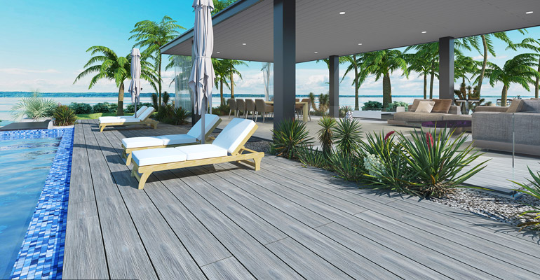outdoor living space