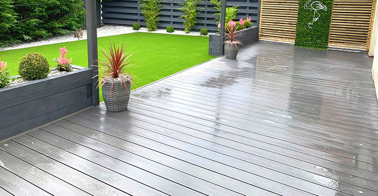 Composite wood decking