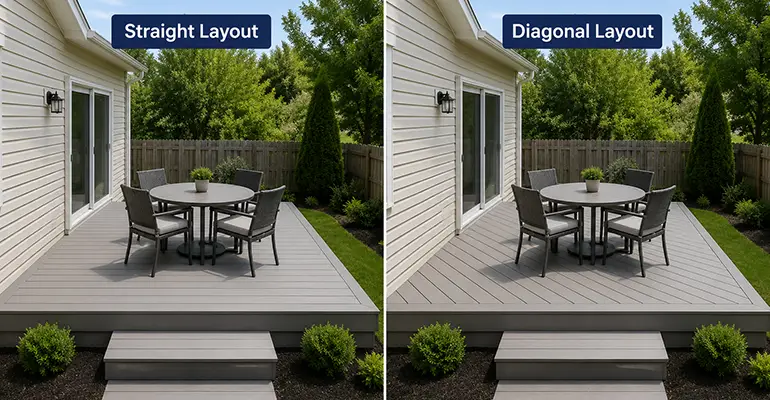 Diagonal Board Layout