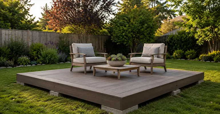 How to Build a Floating Deck？