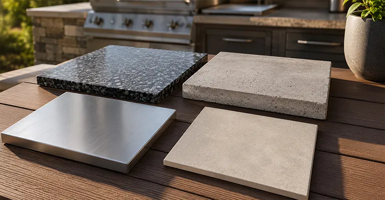 Materials: Countertops, Cabinets, and Decking