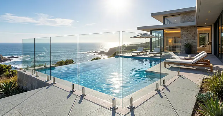 Glass Panel Fence