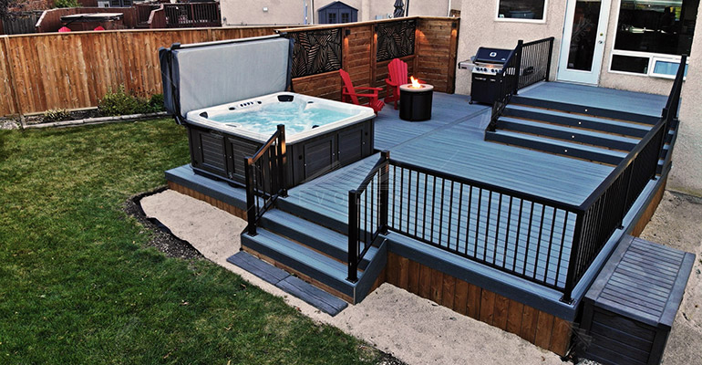 Hot Tub Deck Ideas for a Better Outdoor Life | EVODEK