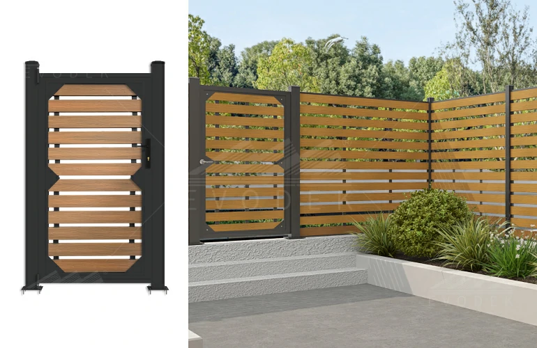 Easy to Install and Maintain Composite Fence Gate | EVODEK