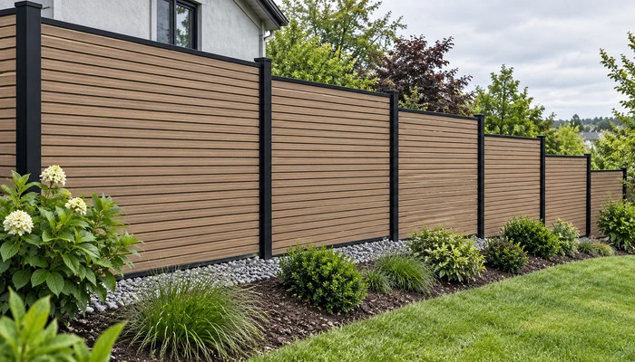 Horizontal Composite Fence